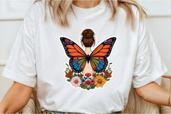 Butterfly Flowers Clipart Bundle 3 - CraftNest - Digital Crafting and Art