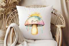 Rainbow Mushroom Clipart Bundle - CraftNest - Digital Crafting and Art