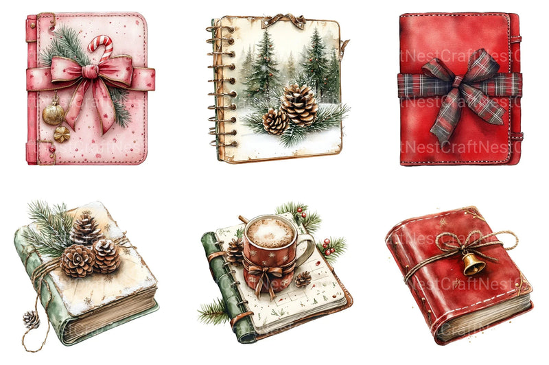 Cozy Christmas Planner Clipart Bundle 1 - CraftNest - Digital Crafting and Art