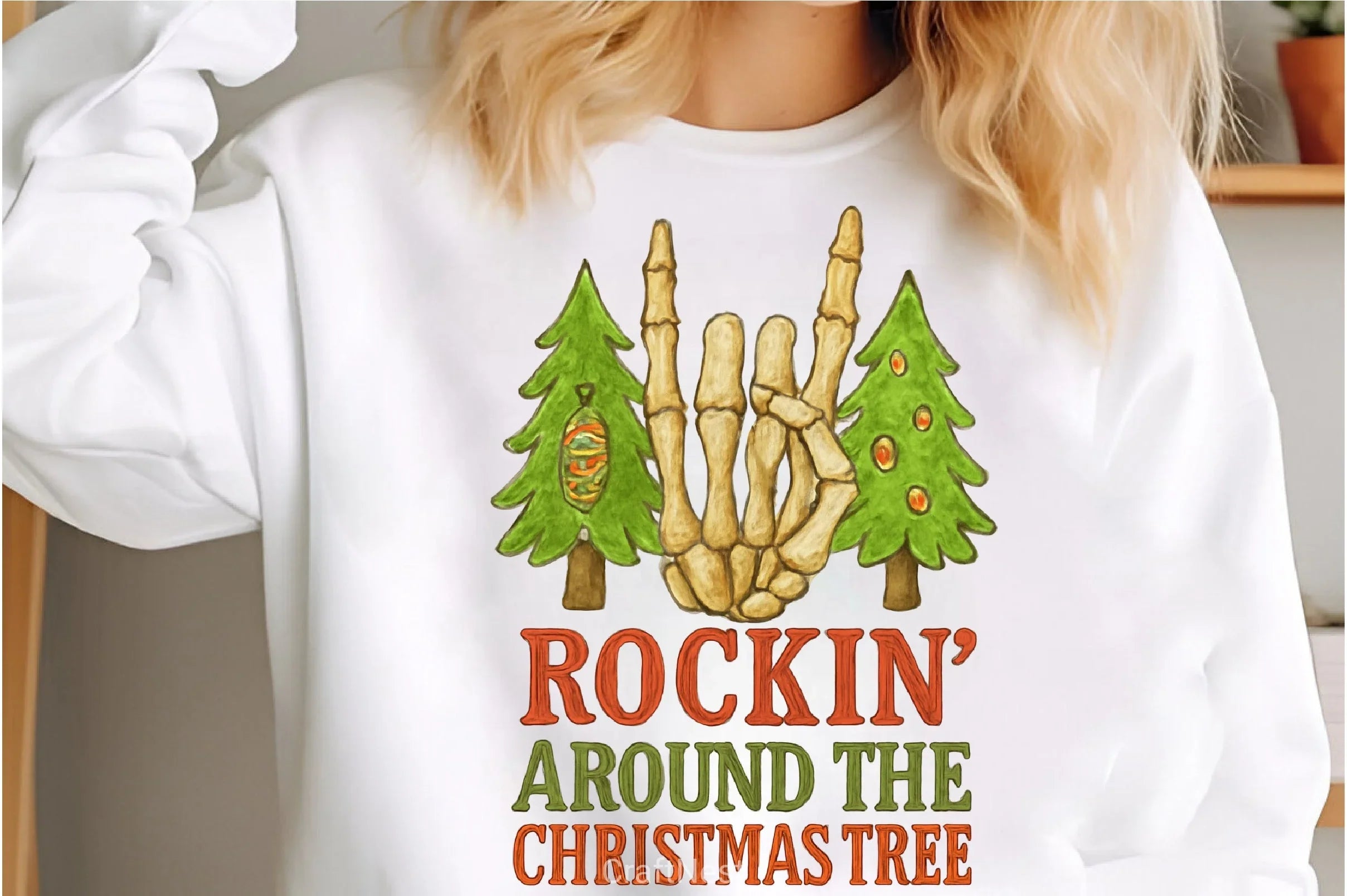 Rockin' Christmas Tree Clipart Bundle 1 - CraftNest - Digital Crafting and Art