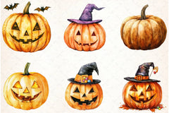 Halloween Pumpkins Clipart Bundle - CraftNest - Digital Crafting and Art