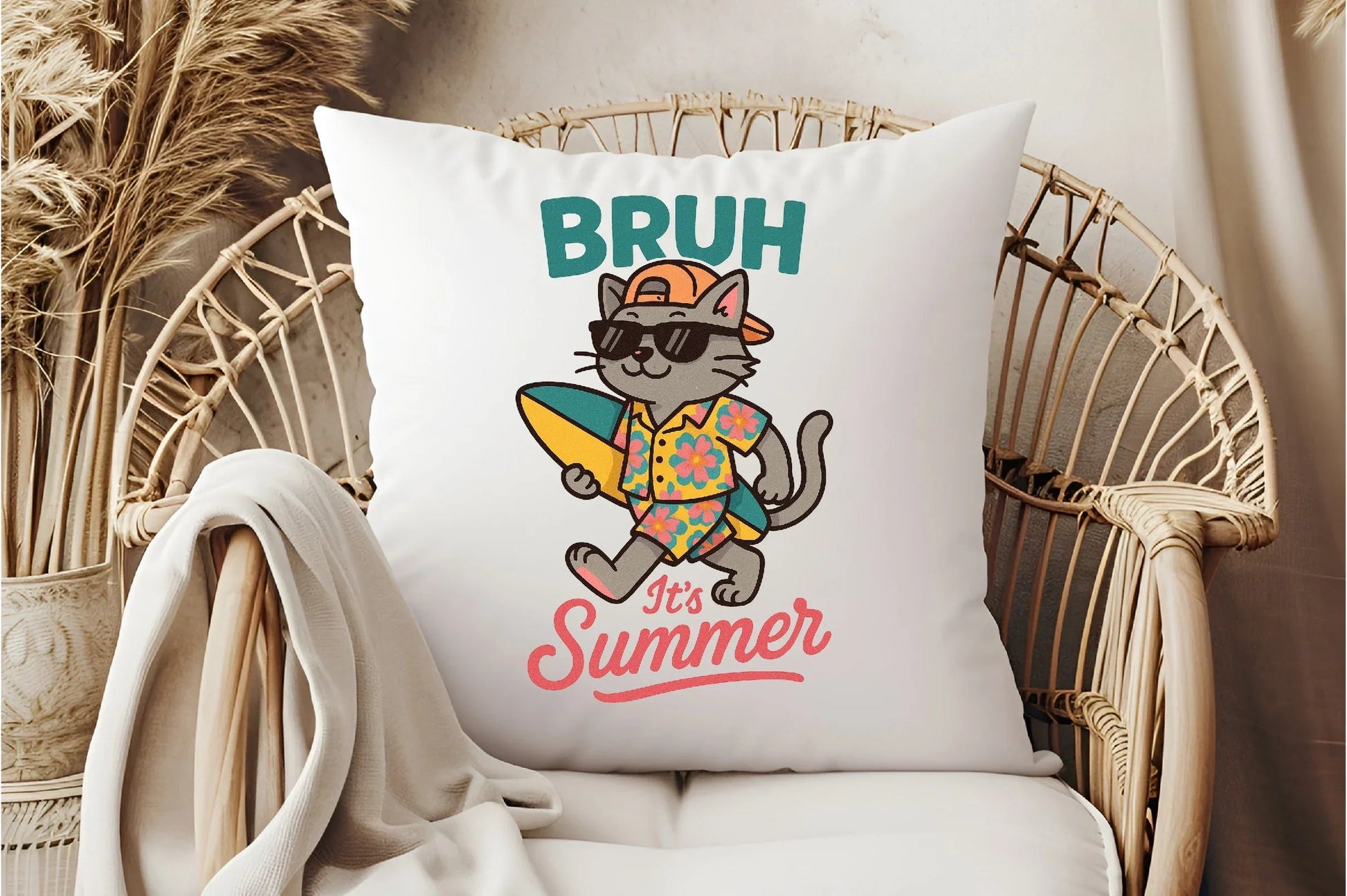 Summer Funny Cat Clipart Bundle - CraftNest - Digital Crafting and Art