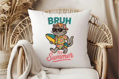 Summer Funny Cat Clipart Bundle - CraftNest - Digital Crafting and Art