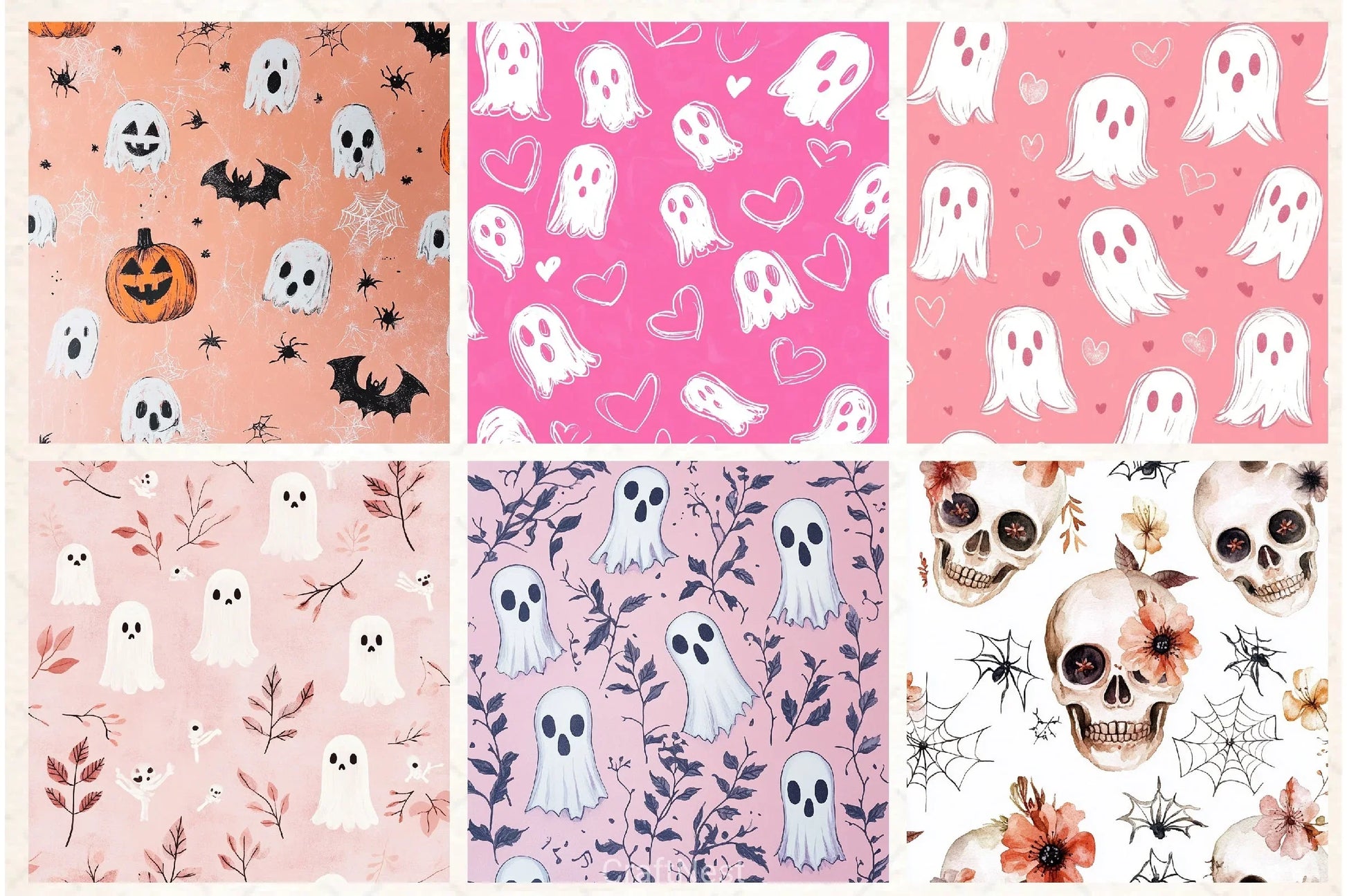 Halloween Digital Paper Pack 2 - CraftNest - Digital Crafting and Art