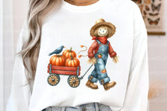 Scarecrow Autumn Fall Halloween Clipart Bundle - CraftNest - Digital Crafting and Art
