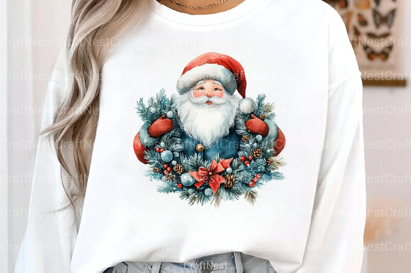 Blue Christmas Magic Winter Cozy Clipart Bundle - CraftNest - Digital Crafting and Art