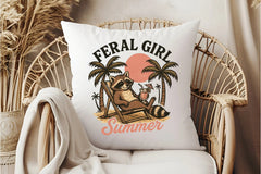 Feral Girl Summer Clipart Bundle - CraftNest - Digital Crafting and Art