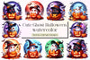 Cute Ghost Halloween Clipart Bundle