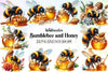 Bumblebee & Honey Clipart Bundle