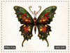 Christmas Butterfly Clipart Bundle 3