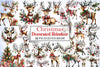 Christmas Reindeer Clipart Bundle
