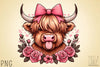 Highland Cow Valentine Clipart Bundle