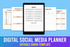 Editable Social Media Planner