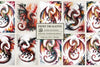 Fiery Dragons Junk Journal Papers