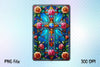 Stained Glass Cross Tarot Card Clipart Bundle 10