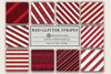 Red Glitter Stripes Background Papers