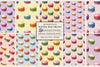 Pastel Macarons Seamless Papers