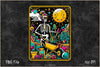 Funny Gardening Skeleton Tarot Card Clipart Bundle 2