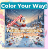 Funny Christmas Goose Coloring Book Bundle