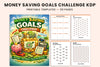 Money Saving Goals Challenge Planner