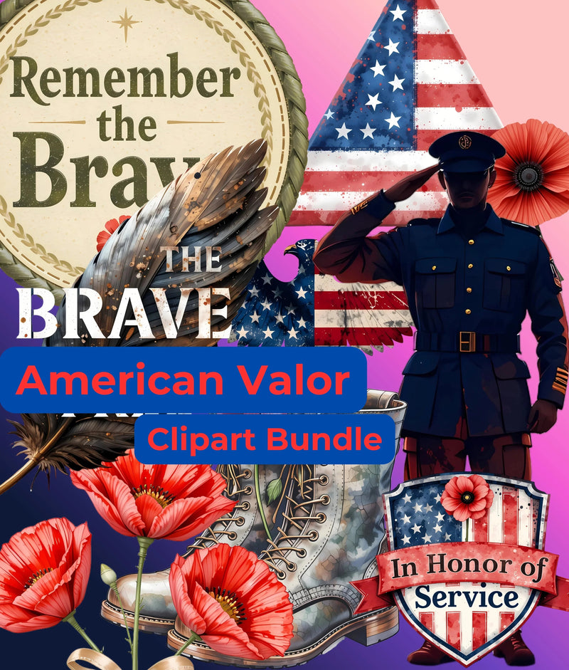 American Valor Clipart Bundle - CraftNest - Digital Crafting and Art