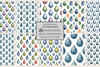 Water Drops Seamless Papers