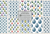 Water Drops Seamless Papers