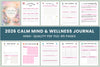 Calm Mind Wellness Journal