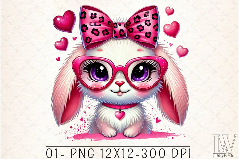 Valentine Bunny Clipart Bundle 4 - CraftNest - Digital Crafting and Art