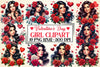 Valentine's Day Girl Clipart Bundle