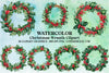 Christmas Wreath Clipart Bundle 1