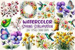 Spring Clipart Bundle 7 - CraftNest - Digital Crafting and Art