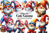 Cute Gnome Clipart Bundle