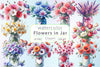 Flowers In Jar Clipart Bundle 3