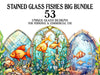 Stained Glass Fishes
