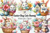 Easter Bunny Clipart Bundle