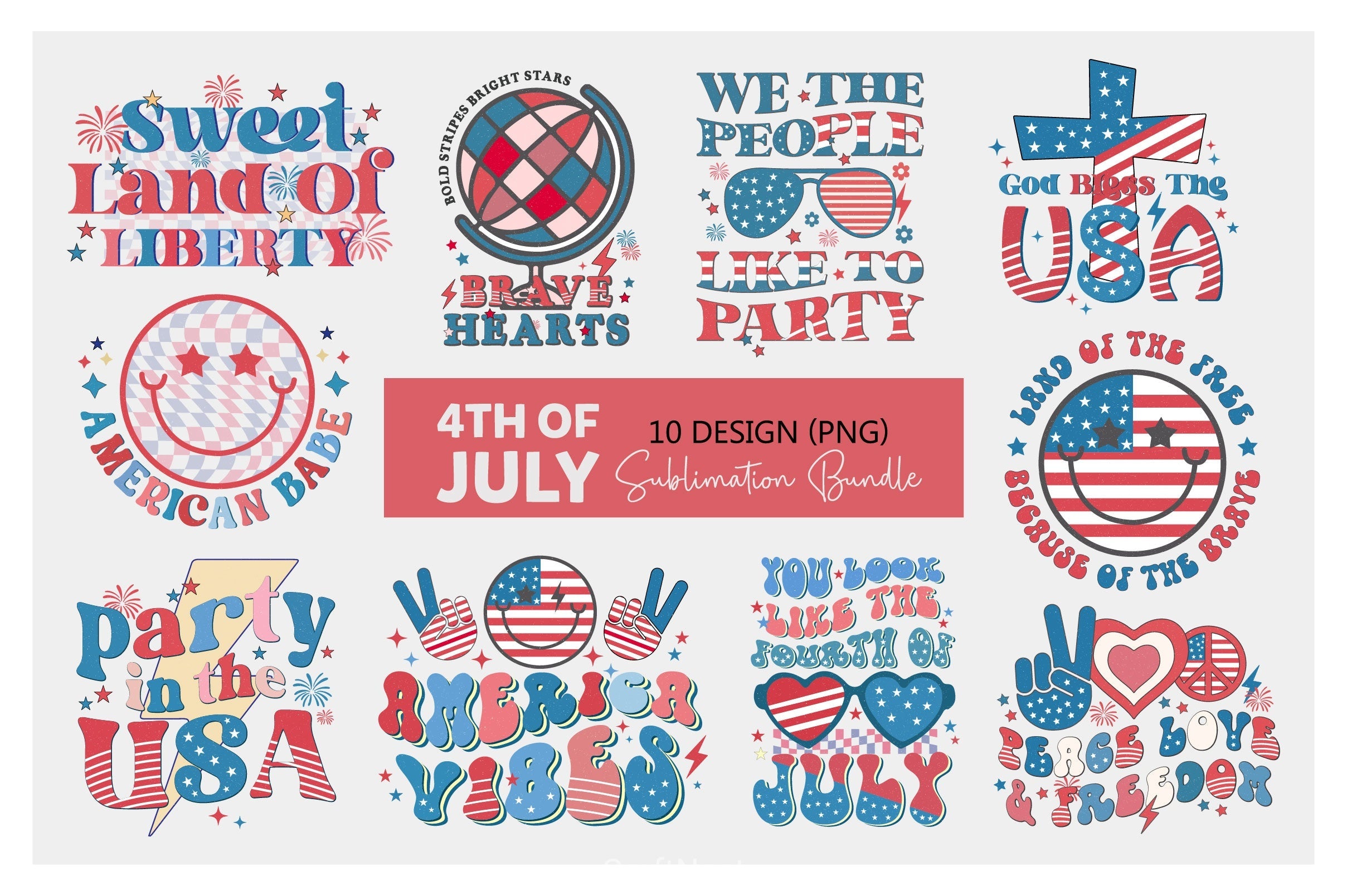 4th July Clipart Bundle