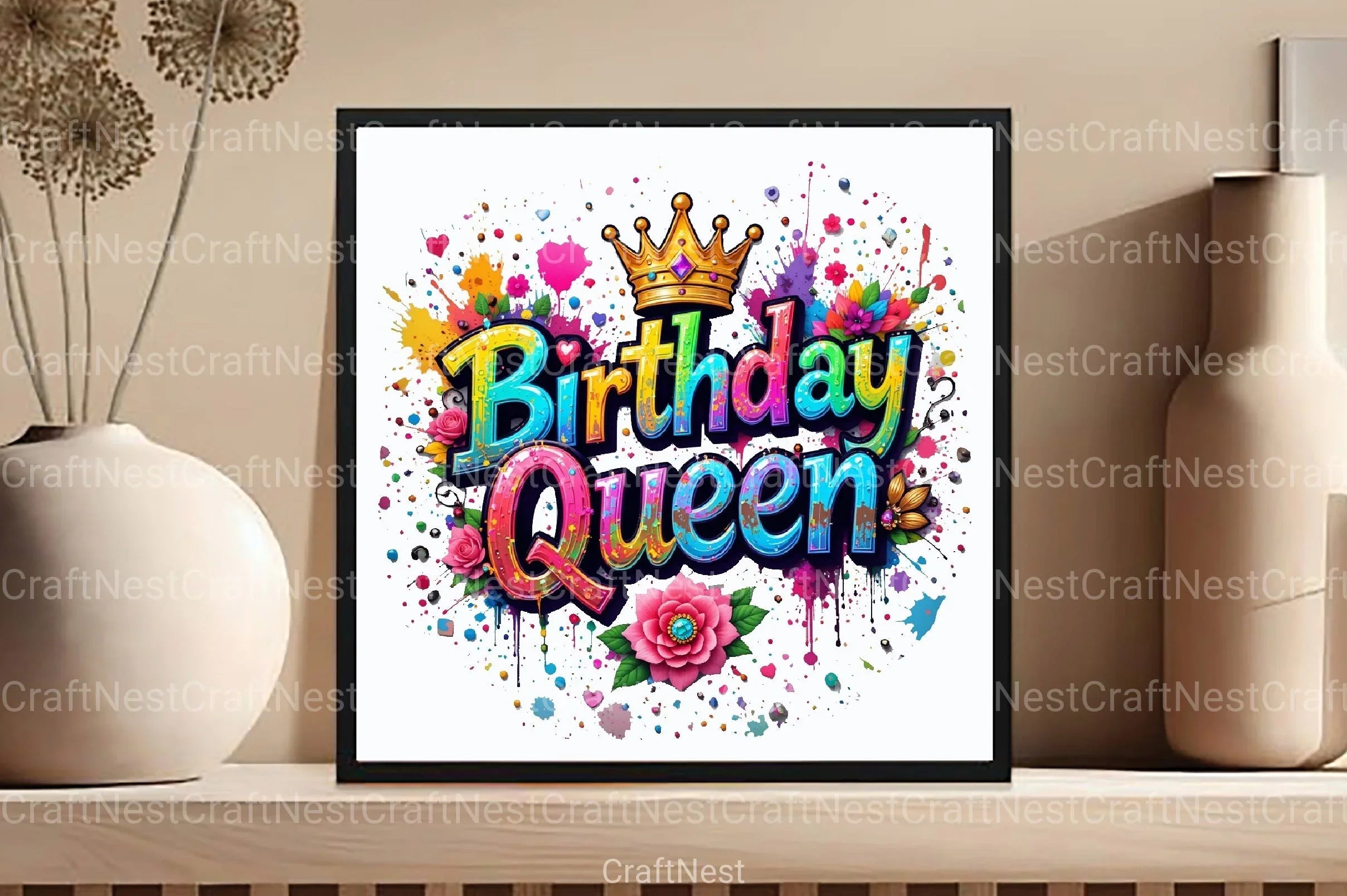 Birthday Queen Clipart Bundle 19 - CraftNest - Digital Crafting and Art