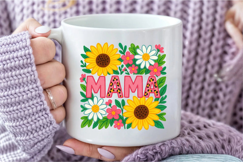 Floral Mama Mom Design Clipart Bundle - CraftNest - Digital Crafting and Art