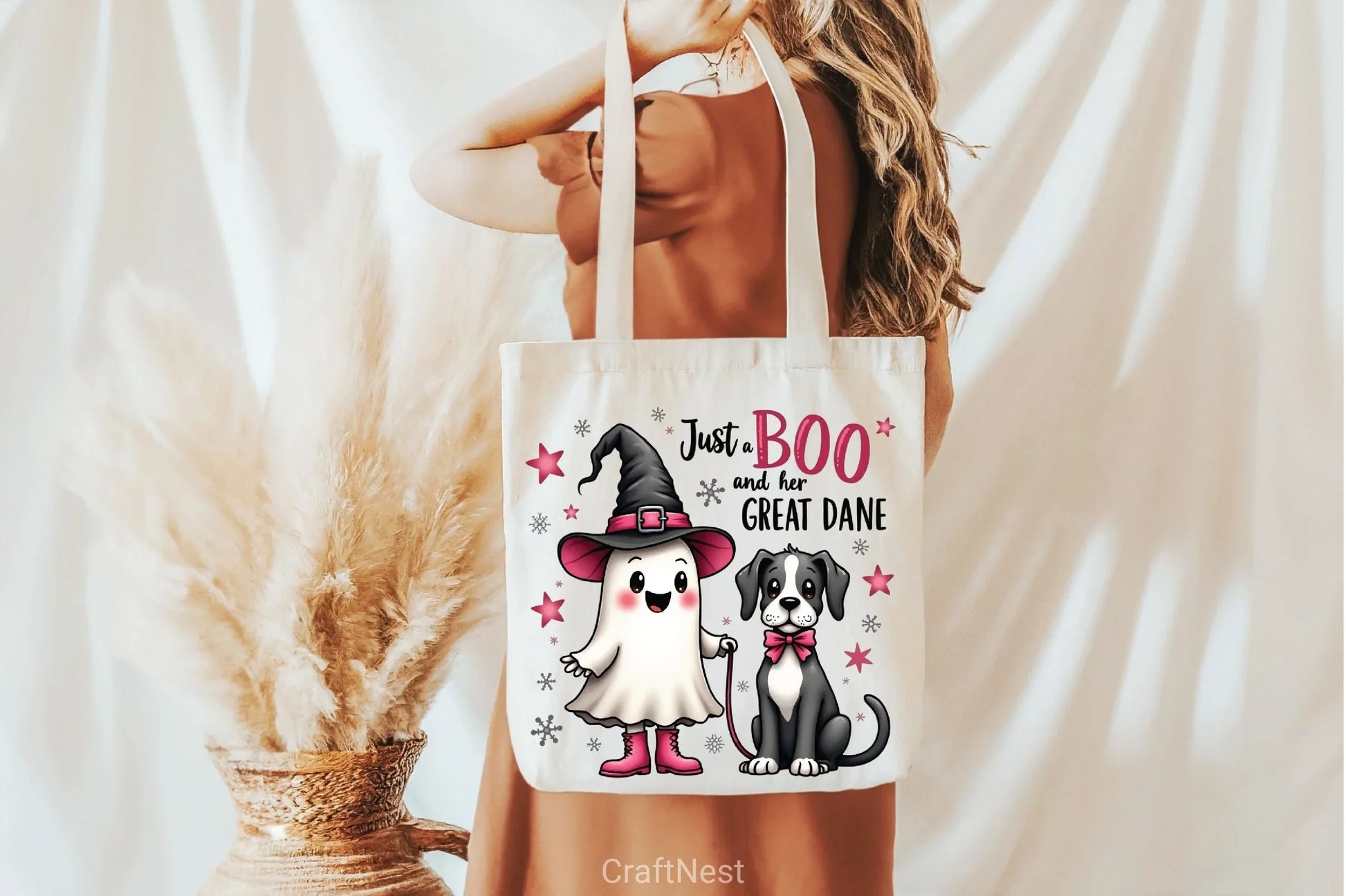 Retro Ghost Great Dane Halloween Clipart Bundle - CraftNest - Digital Crafting and Art