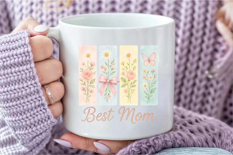 Brushstroke Best Mom Clipart Bundle - CraftNest - Digital Crafting and Art