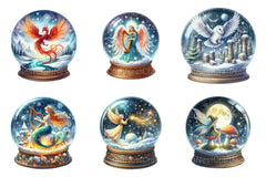 Fantasy Globe Clipart Bundle - CraftNest - Digital Crafting and Art