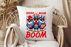 Patriotic Chicken USA 4th of July Clipart Bundle 5 - CraftNest - Digital Crafting and Art