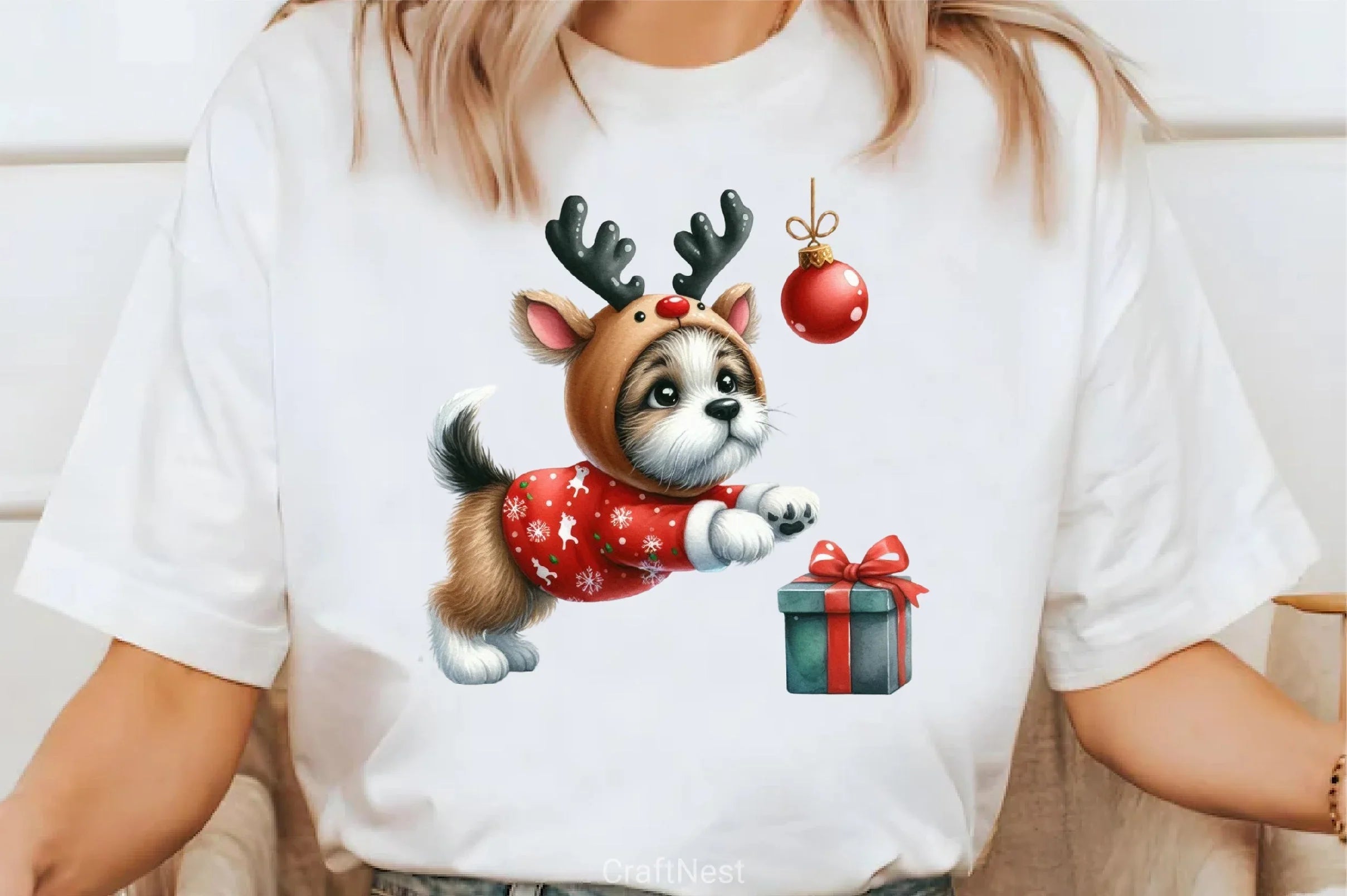 Funny Christmas Dog Clipart Bundle - CraftNest - Digital Crafting and Art