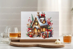 Winter Candy House Clipart Bundle - CraftNest - Digital Crafting and Art