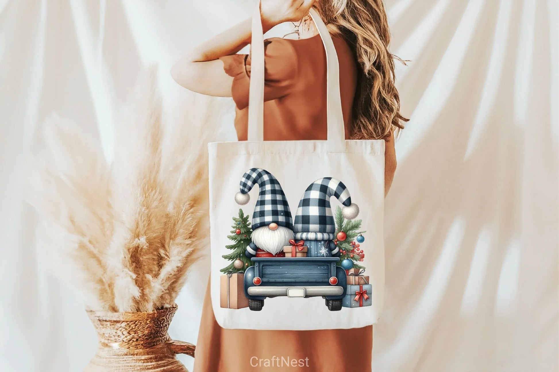 Christmas Gnome & Truck Clipart Bundle 2 - CraftNest - Digital Crafting and Art