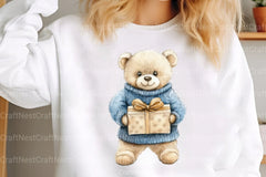 Blue Christmas Magic Winter Cozy Clipart Bundle 2 - CraftNest - Digital Crafting and Art