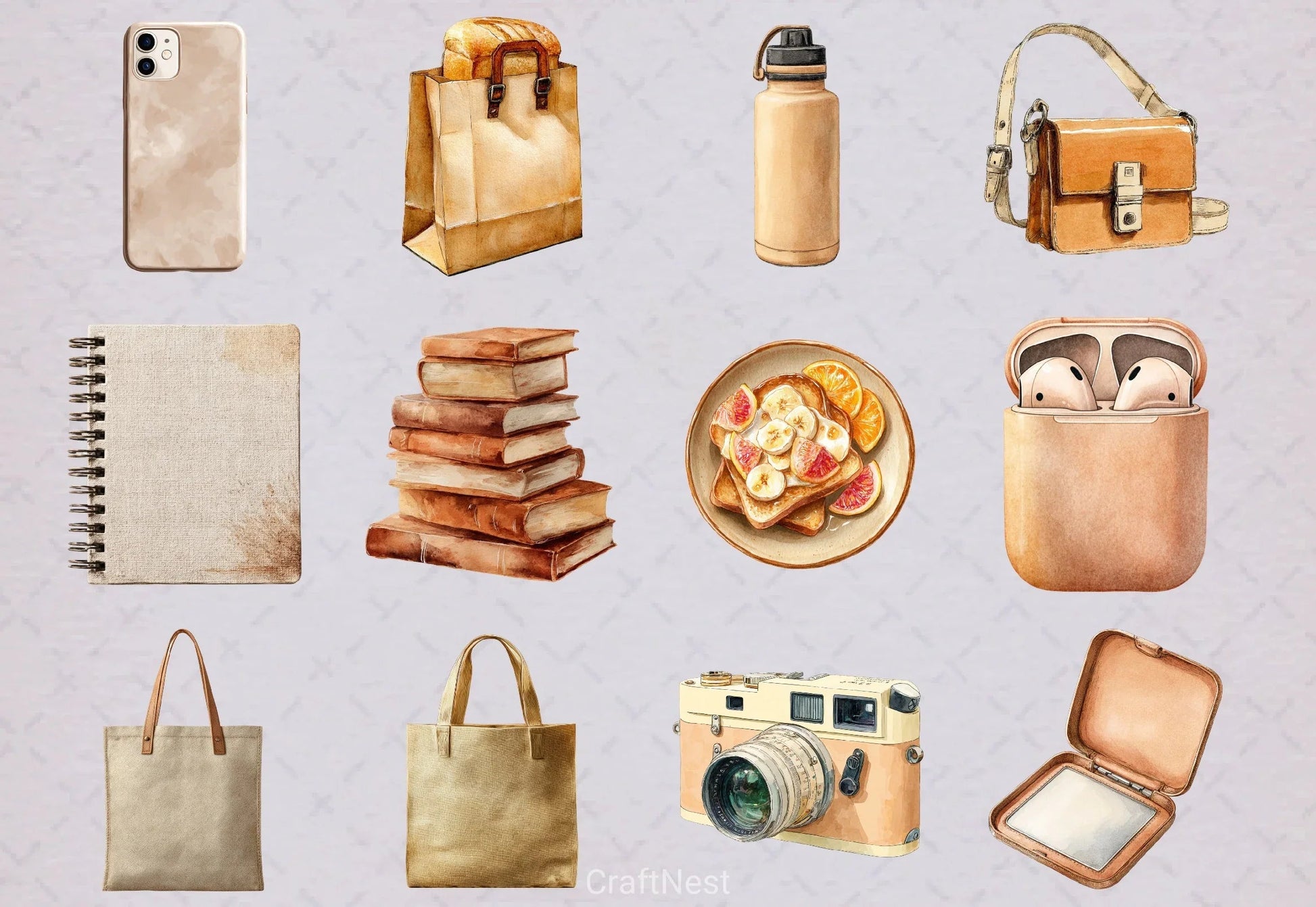 Daily Essentials Clipart Bundle - CraftNest - Digital Crafting and Art