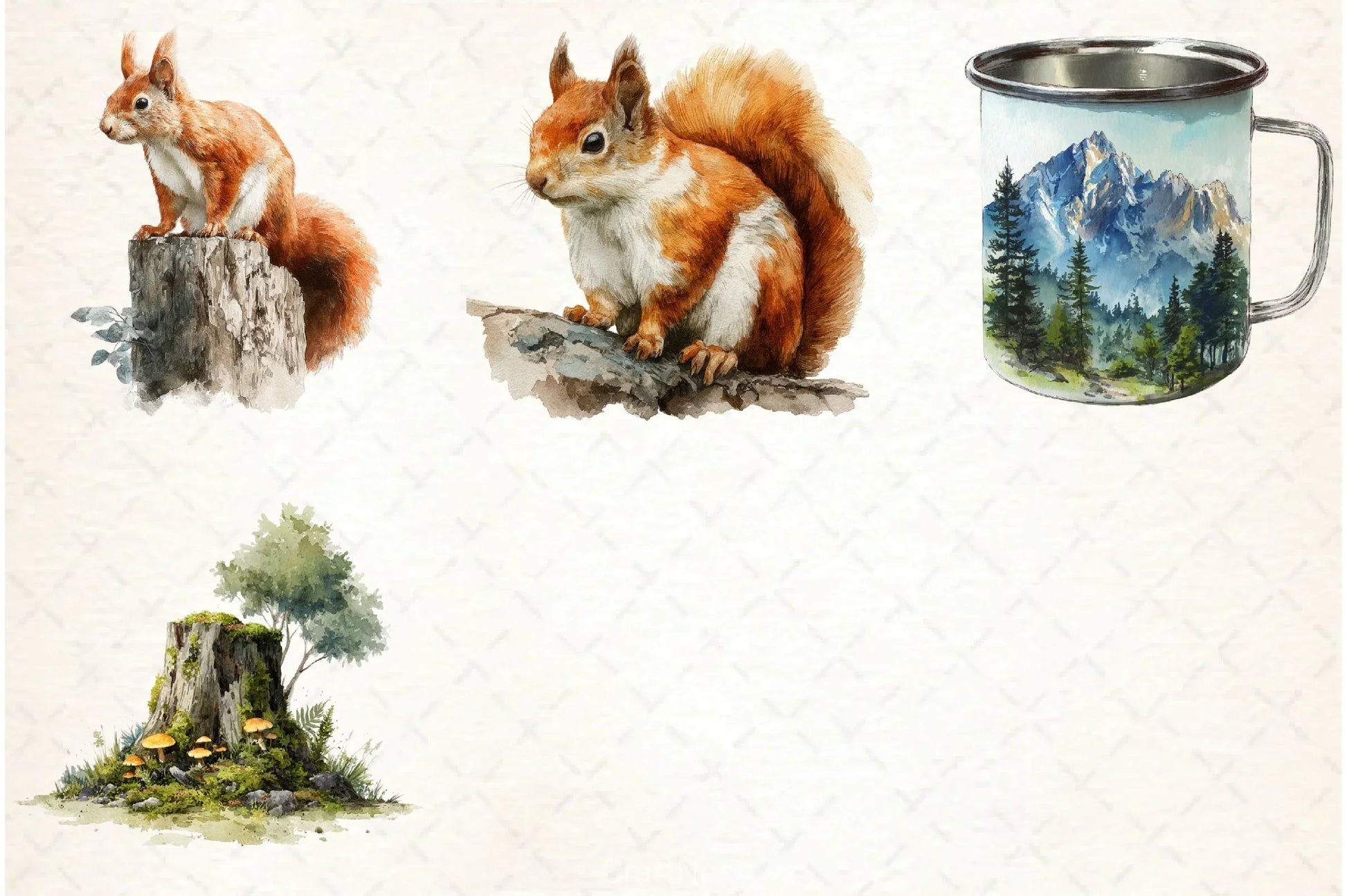 Camping Hiking Clipart Bundle - CraftNest - Digital Crafting and Art