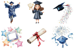 Graduation Set Clipart Bundle - CraftNest - Digital Crafting and Art
